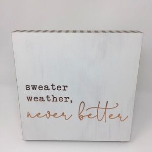 Home Decor Wall Sign- New